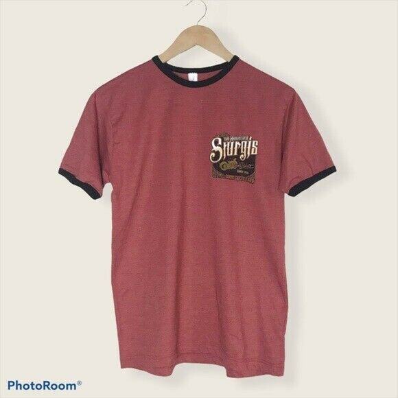 Sturgis Motorcycle Rally Men's Small 75th Anniversary Shirt South Dakota Harley - Picture 2 of 8